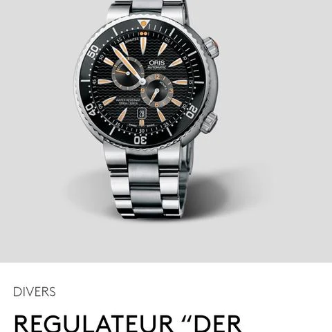 Oris Regulateur Der Meistertaucher Titanium 01 649 7610 7164-Set