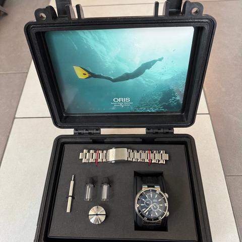 Oris Regulateur Der Meistertaucher Titanium 01 649 7610 7164-Set
